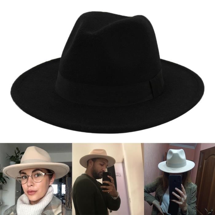 Flat top cheap felt hat