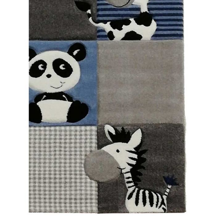 Zoo too gris 80 x 150 cm tapis pour enfants chambre par