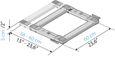 Meliconi - Support mobile pour appareils ménagers BASE WASH PRO - Anti-vibrations - Compatibles tous modèles 60x60 cm ou 60x45 cm-3