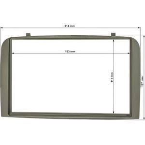 Sound-way - Kit De Ontage Autoradio, Façade Cadre De Radio 2 DIN