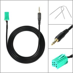 Câble Auxiliaire RCA Pour Autoradio Renault (Clio 3, Scenic 3, Laguna 3, Clio 4) Et Autres - Neuf