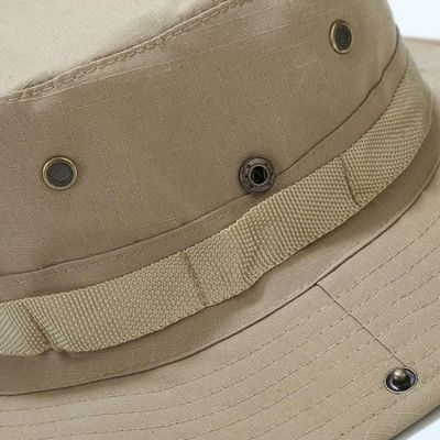Chapeau Randonnée Pêche Large Bord – Style Militaire Jungle, Double Couche, Respirant & Pliable