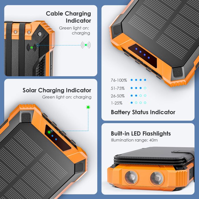 200W Panneau Solaire Pliable Chargeur De Sac Solaire Centrale De Batterie Portable Pour Camping Et Voyage 87770314 200W Panneau Solaire Pliable Chargeur De Sac Solaire Centrale De Batterie Portable Pour Camping Et Voyage 87770314
