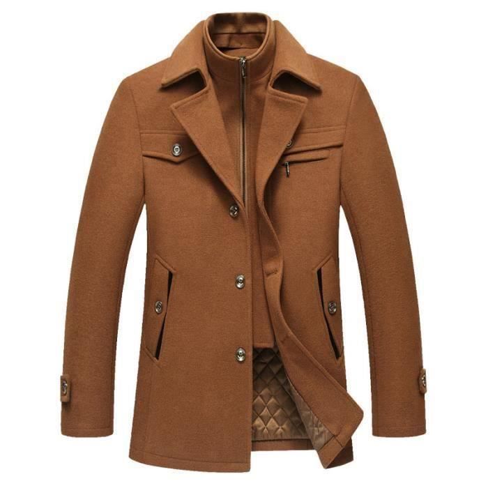 Manteau laine hotsell homme camel