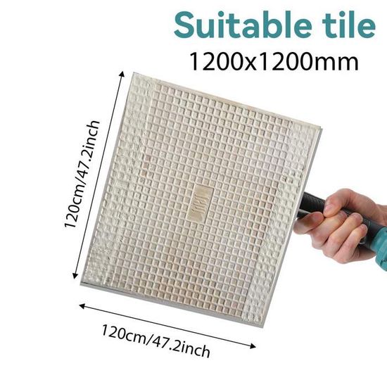 DELPHI Lot De 2 Vibreurs De Carrelage électriques Sans Fil 21 V - Ventouse De 130 Mm - 800 W - 800 Kg - Ventouse Pour Carrelage