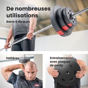 Disque Olympique Softee 5 Kg – 50 Mm – Douille Métal – Pour Musculation Moderne – Unisexe Adulte