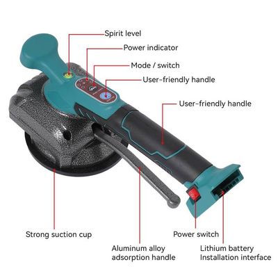 Machine de nivellement de carrelage portable sans fil pour un alignement uniform