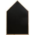 Tableau Ardoise Maison - Atmosphera - H 116 cm - Noir et marron - Objets décoratifs-0