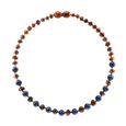 Collier ambre et lapis lazulis - Bébé-Nourrisson - Pierres naturelles -Apaise et soulage bébé -Lithothérapie -Bienfaits -Idée cadeau-0