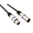 Mâle à Femelle Câble audio XLR Noir LINDY 6053 3m Mâle à Femelle Câble audio XLR Noir LINDY 6053 3m