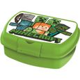 Boîte à Goûter Repas Sandwich Box Clip Minecraft-0