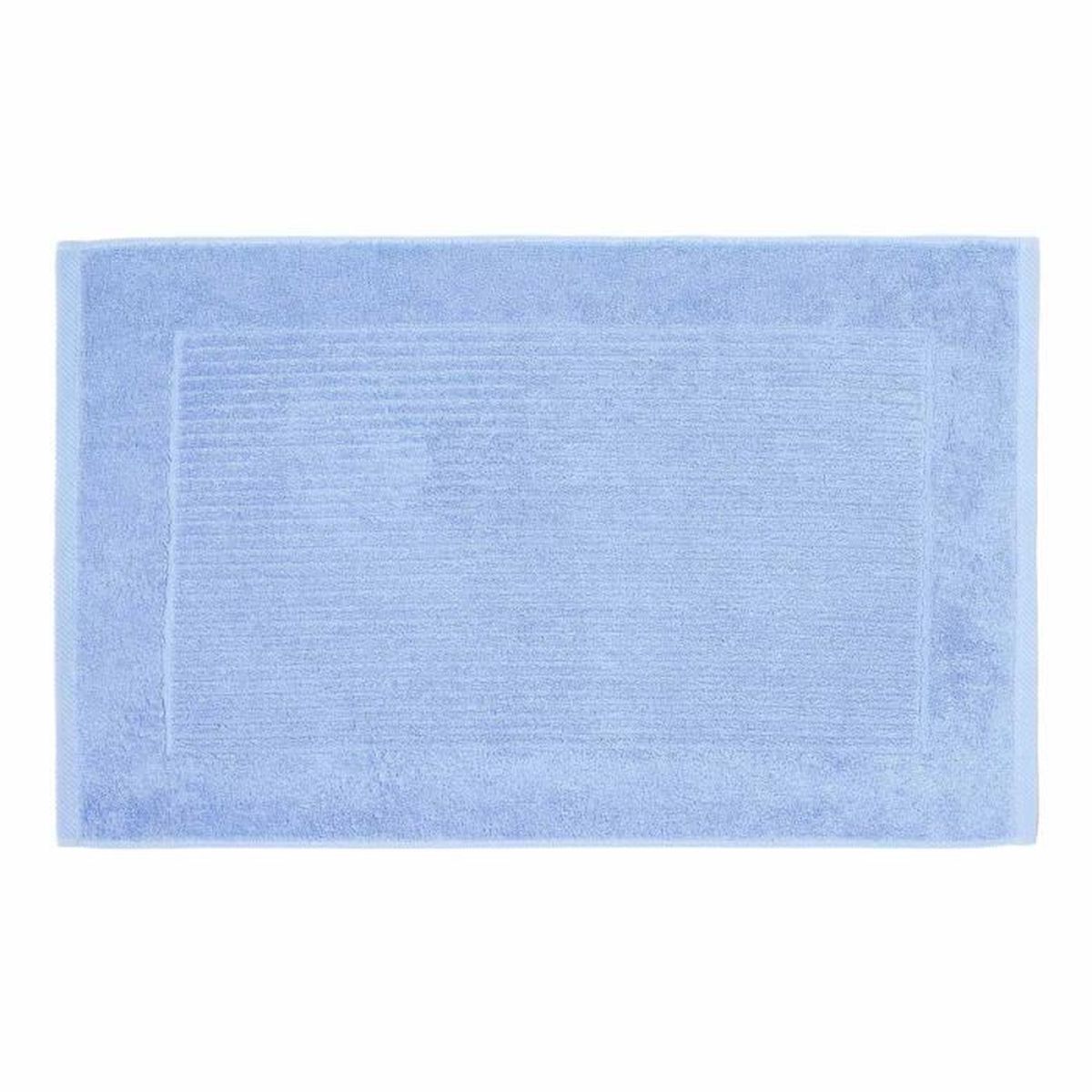 Tapis De Bain Uni 100 Coton Turc Bleu Ciel Cdiscount Puericulture Eveil Bebe