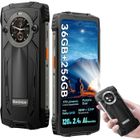 Blackview BV8200 Téléphone portable Incassable Double écran 6.5" 36Go+256Go Smartphone Android 14 50MP 8800mAh(45W) NFC - Noir