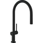 Mitigeur de cuisine HANSGROHE Talis M54 avec douchette extractible 1 jet noir mat