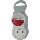 BARRITOS LEGRAND Multiprise biplite - 2 phases + terre - Blanc