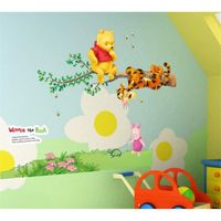 Sticker mural enfants chambre art déco winnie the pooh 