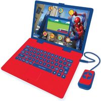 Ordinateur éducatif bilingue Spider-Man – 130 activités (Français-Anglais) avec écran couleurs