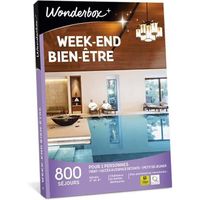 Wonderbox - Coffret cadeau en couple - Week-end bien-être - 800 séjours détente en amoureux
