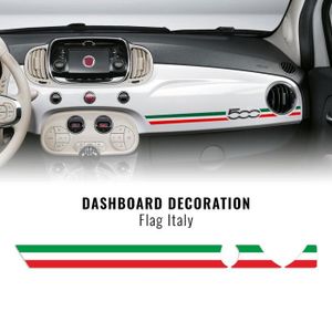 Badges Drapeau Italien Sur Ailes Avant De Fiat 500 - Accessoires