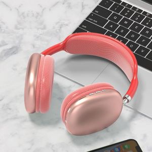 CASQUE - ÉCOUTEURS 2 rouges-Écouteurs sans fil Bluetooth P9, avec mic