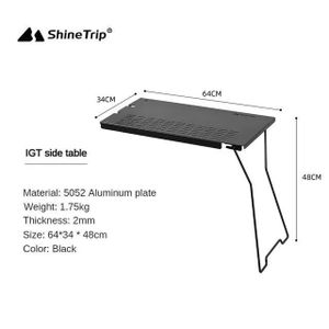 TABLE DE CAMPING Table d'appoint IGT - Table d'appoint portable en 