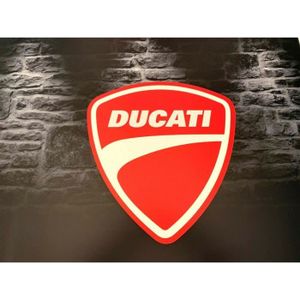 OBJET DÉCORATION MURALE Enseigne Plaque Décoration Garage Moto DUCATI
