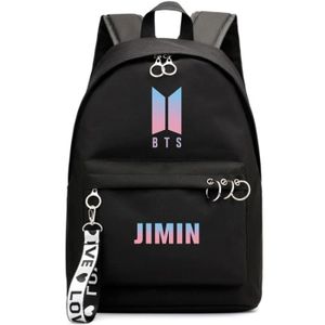 CARTABLE JIMIN Kpop Bts Sac à Dos Bangtan Garçon École Sacoche Voyage à Bandoulière Jungkook-Noir