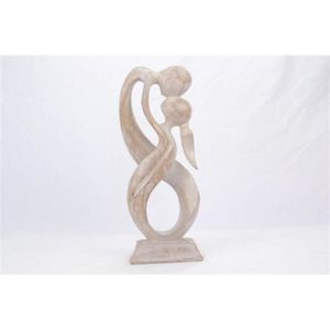 GJXY Embrasser Statues Couple pour lengagement de Mariage Anniversaire D/écoration dint/érieur Art Abstrait Sculptures Amoureux romantiques Figurines R/ésine Champagne,A