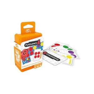 JEU SOCIÉTÉ - PLATEAU Shuffle Puissance 4 - Jeu De Cartes De Voyage - No