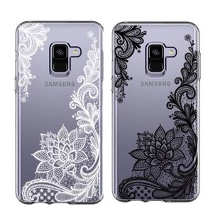 coque samsung a8 silicone fleur coque samsung a8 silicone fleur