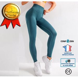 PANTALON DE SPORT Pantalon de yoga et de fitness vert pour femme - C