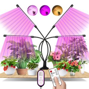 Lumière de croissance de plantes d'intérieur Lampe de plantes grandissantes  de 100 LED à spectre complet Lampe de culture HB010 - Cdiscount Jardin
