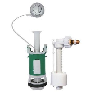 Regiplast 16500 M/écanisme de chasse simple d/ébit /à poussoir double d/ébit 3//6 L NF//Robinet flotteur uni 0500 NF CL 1