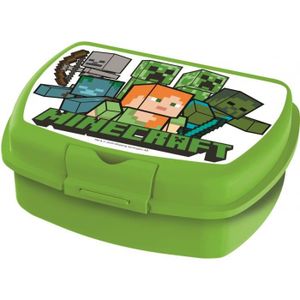 LUNCH BOX - BENTO  Boîte à Goûter Repas Sandwich Box Clip Minecraft