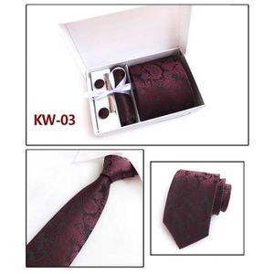 KOOELLE Cravate unique pour homme de course de chevaux Jacquard tiss/é avec cravates et po/èket carr/és