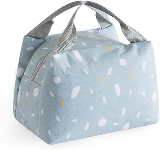 Lunch Box Déjeuner Sac Isotherme Froid Pique-Nique Stripe Housse De