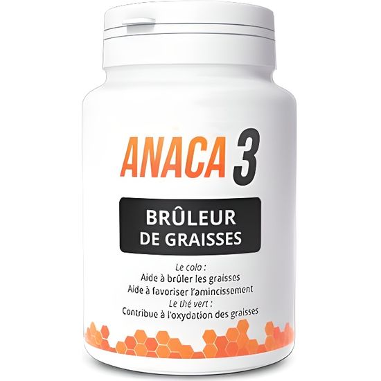 Anaca 3+ Capteur Graisses & Sucres 5en1 120 gélules - Paraphamadirect
