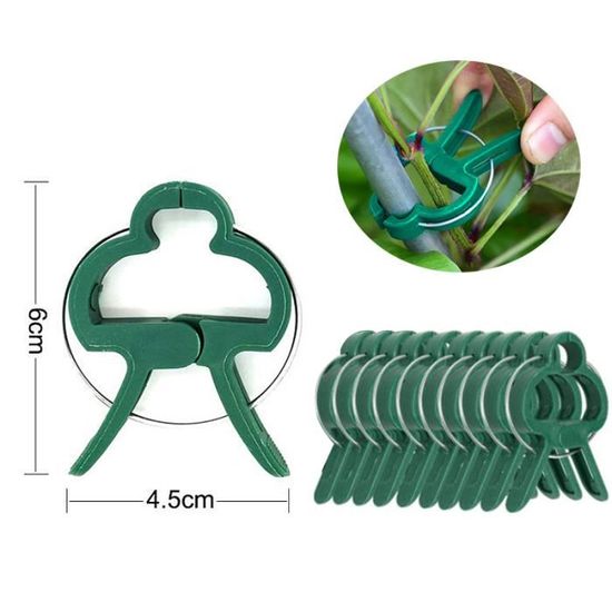 100 Pinces Greffage Plantes - Mini Clips Jardin Pour Tomates, Orchidées, Légures - Tiges 2.0-4.5mm