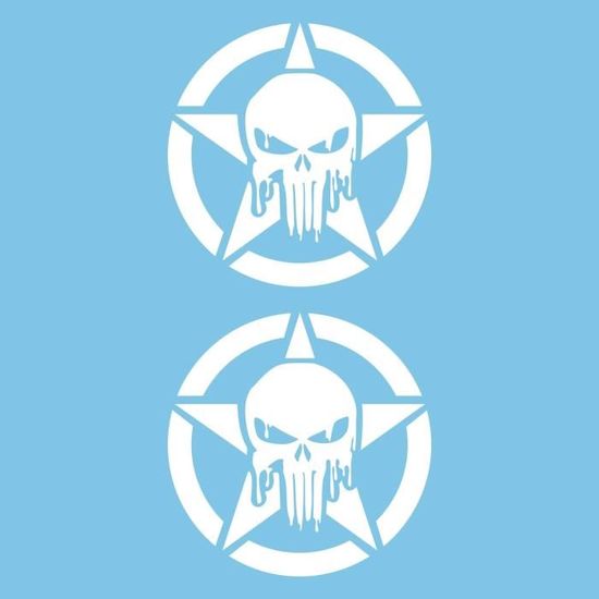 Autocollant Tête De Mort 'Live To Ride' - Rond, 4 Cm De Diamètre - Neuf