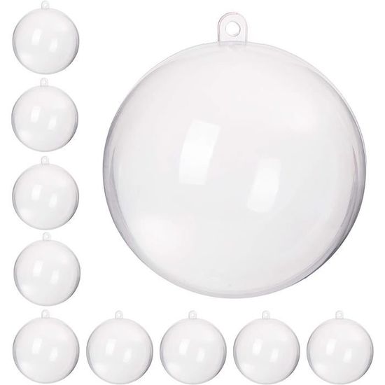 Lot De 10 Boules De Noël - Disney Lilo & Stitch Happy - Multicolore