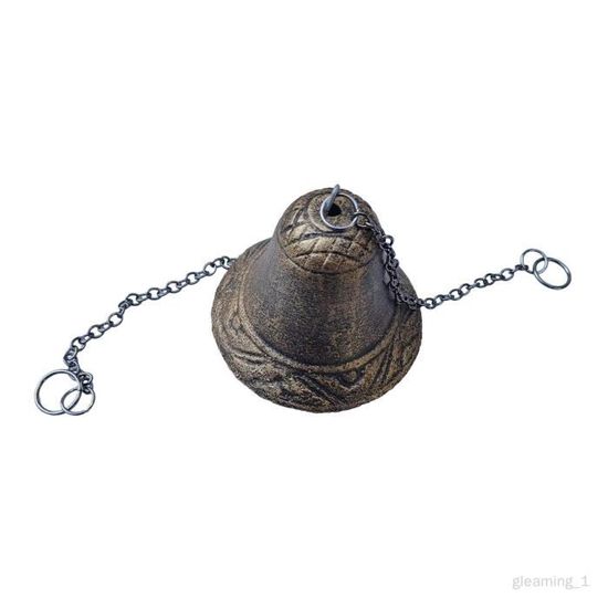 1 Brochette à Suspendre - Cloches De Sorcière - Couronne De Carillon éolien à Suspendre - Carillon à Vent Vintage - Bouton De Porte De Jardin - Décoration De Porte De Jardin, Porche, Maison, Cour