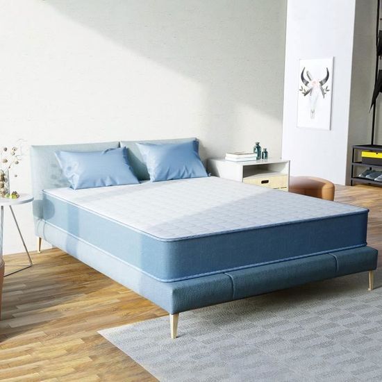 Dourxi Matelas Bébé Double Face Mousse Mémoire Forme - Housse Lavable - 52x27½cm