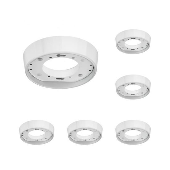 Plafoniera moderno Avus acciaio inox opaco, in metallo, 90 cm, TRIO