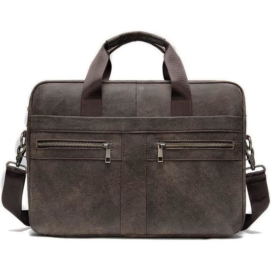 Sacoche Ordinateur Portable FANDARE 12.9 Pouces - Mallette Professionnelle Imperméable, Multiples Compartiments - Pour Homme, Business, Voyage - 2
