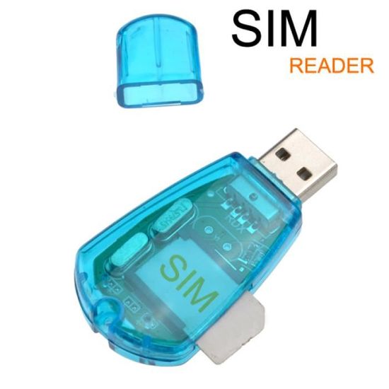 Lecteur de Carte SIM, copiez Le Mini Lecteur de Carte SIM Portable
