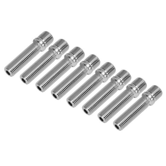 Kit 20 Goujons De Roue M12x1.5 50mm - Prolongateurs Roue Acier - Compatible BMW, Audi, VW - Conversion Étage