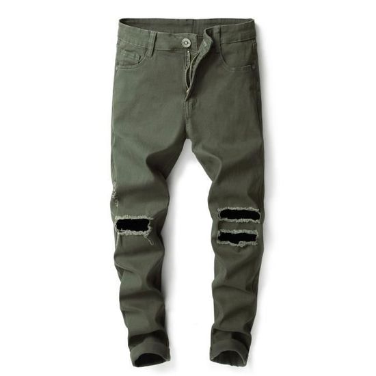 Jeans homme vert cheap