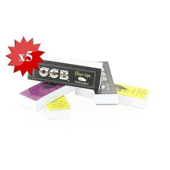 OCB filtres en Carton perforés x 5