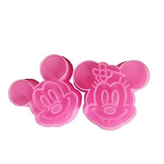 Moule Mickey Et Minnie Pour Fondant Gateau Cookie Diy Rose Outils De Cuisson Et De Cuisson Cdiscount Maison