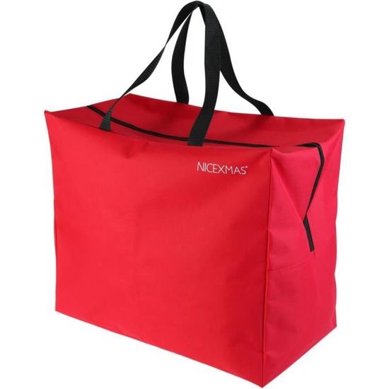 Sac De Rangement Pour Sapin De Noël - Jusqu'à 2,1 M - Gris, Solide Et Imperméable - Organisation Saisonnière